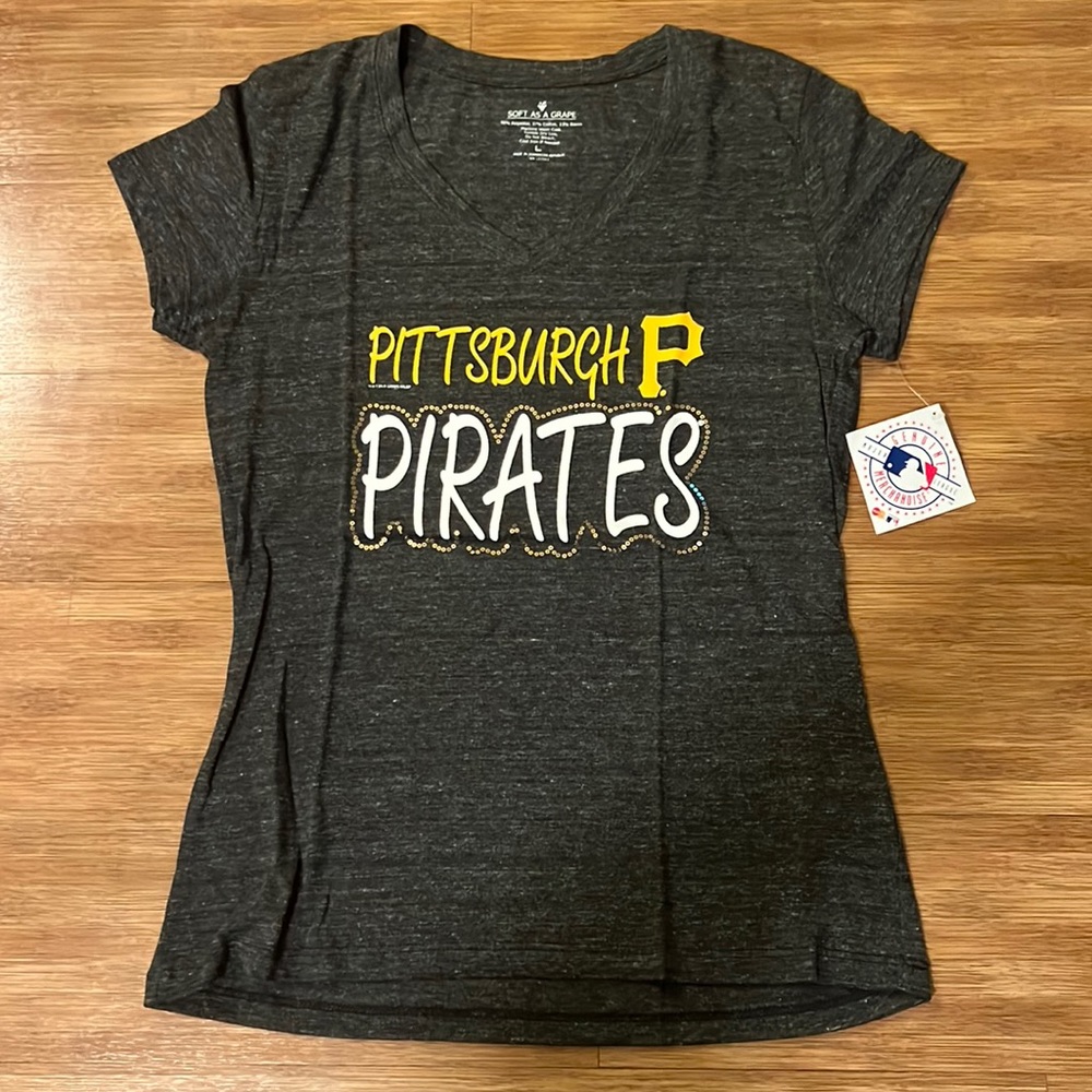 Ladies Pittsburgh Pirate v-neck